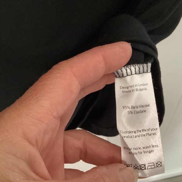 Saint + Sofia Cowl Neck Short Sleeve Tee - Picture 3 of 5